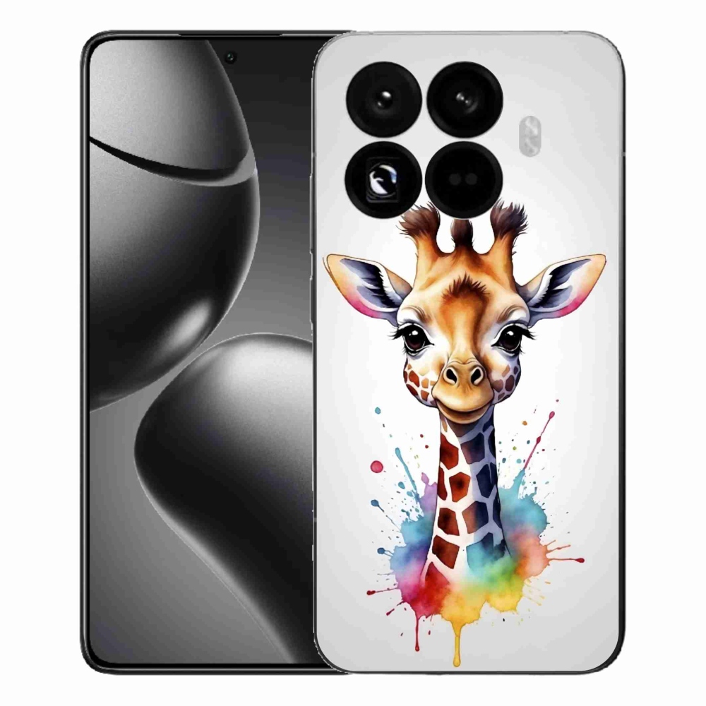 Gelový kryt mmCase na Xiaomi 15T Pro - žirafa 1