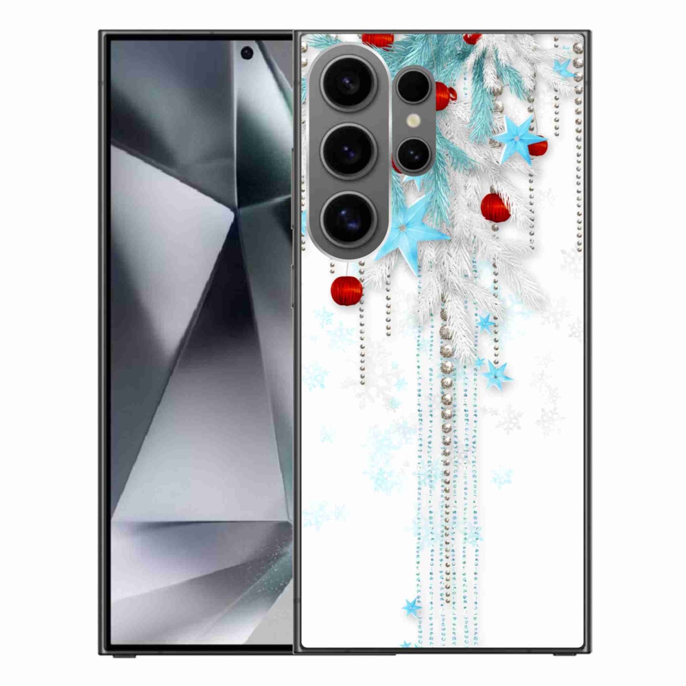 Gelový kryt mmCase na Samsung Galaxy S24 Ultra - vánoční ozdoby