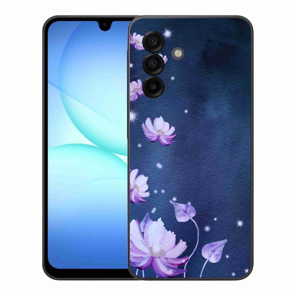 Gelový kryt mmCase na Samsung Galaxy A17 4G/5G - padající květy