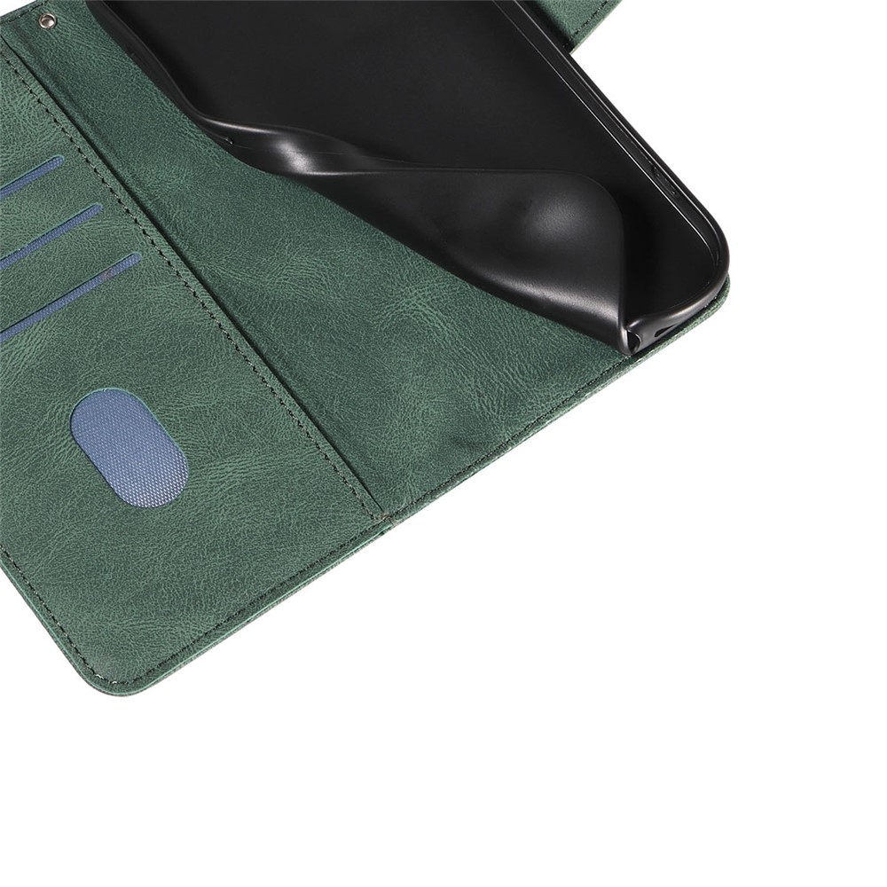 Curved knížkové pouzdro na Realme 14 5G/14T 5G - zelené