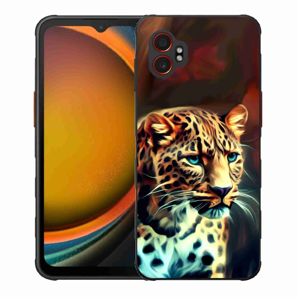 Gelový kryt mmCase na Samsung Galaxy Xcover 7 Pro - leopard
