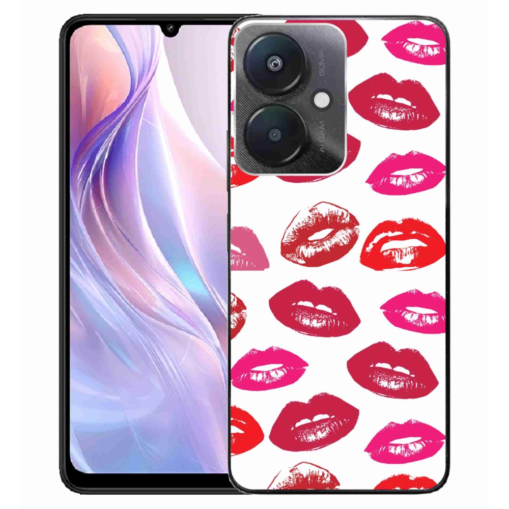 Gelový kryt mmCase na Xiaomi Redmi 13C 5G - rty