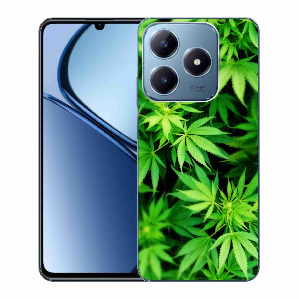 Gelový kryt mmCase na Realme C63 - konopí 3