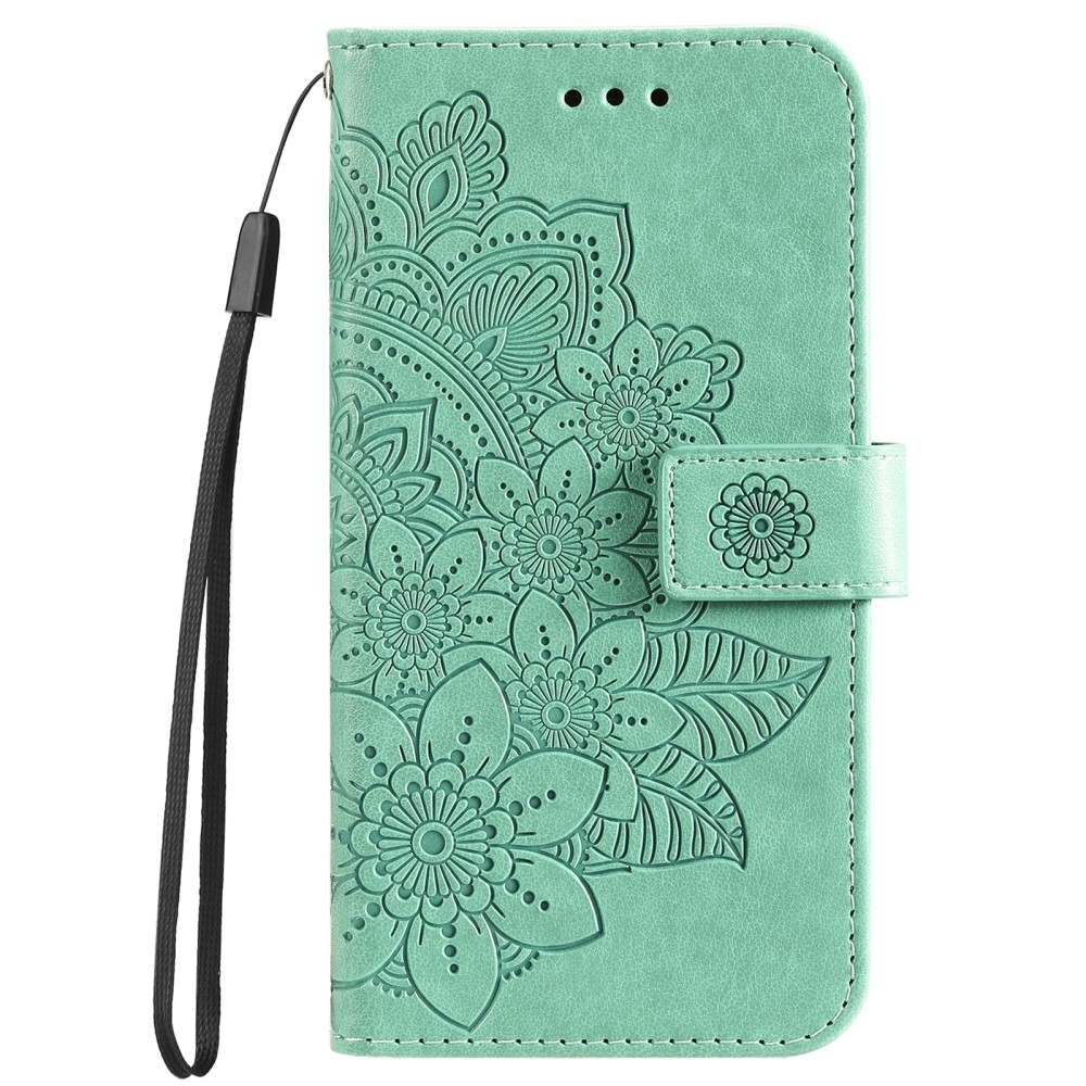 Mandala knížkové pouzdro na Huawei Nova 12 SE - modrozelené