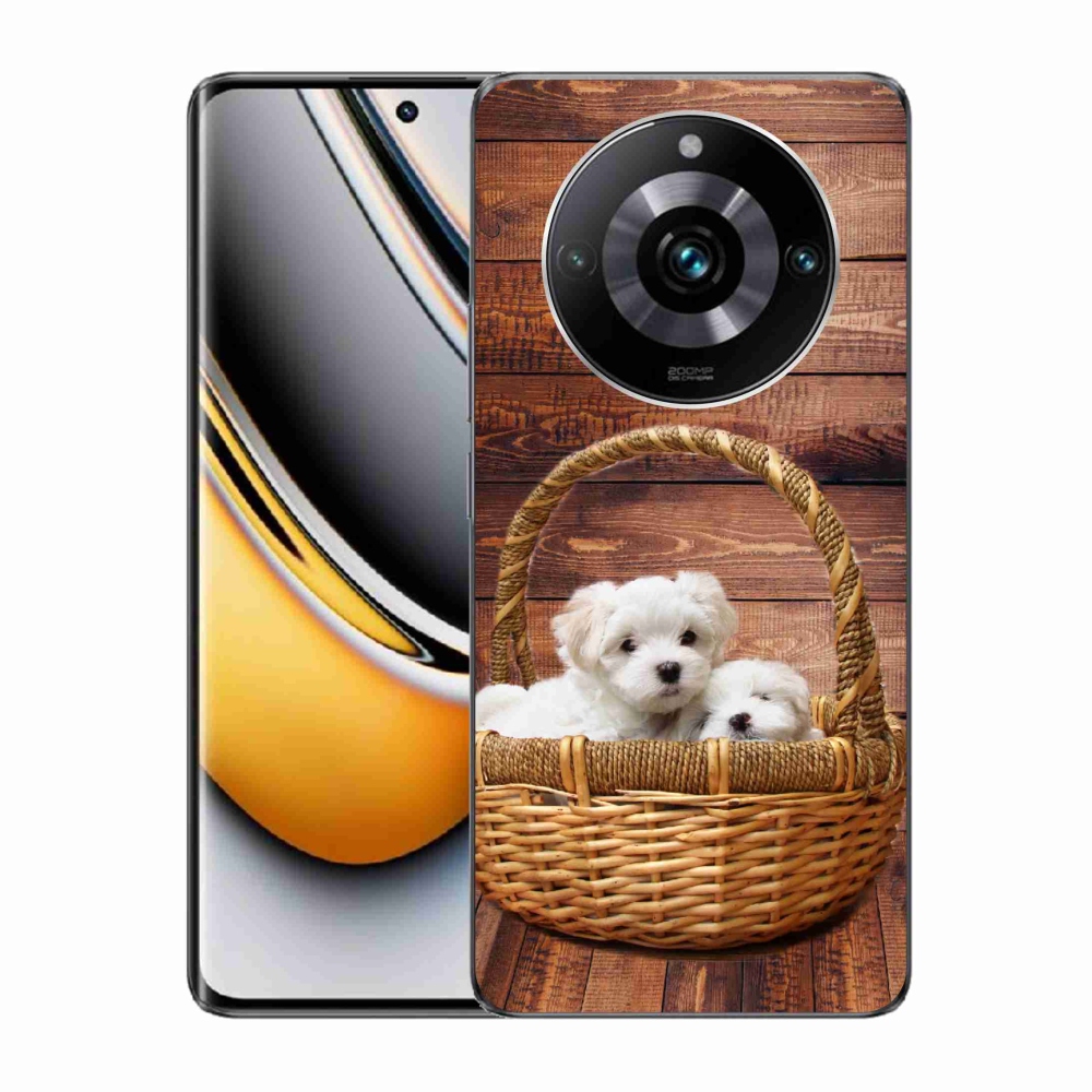 Gelový kryt mmCase na Realme 11 Pro/11 Pro+ - štěňátka