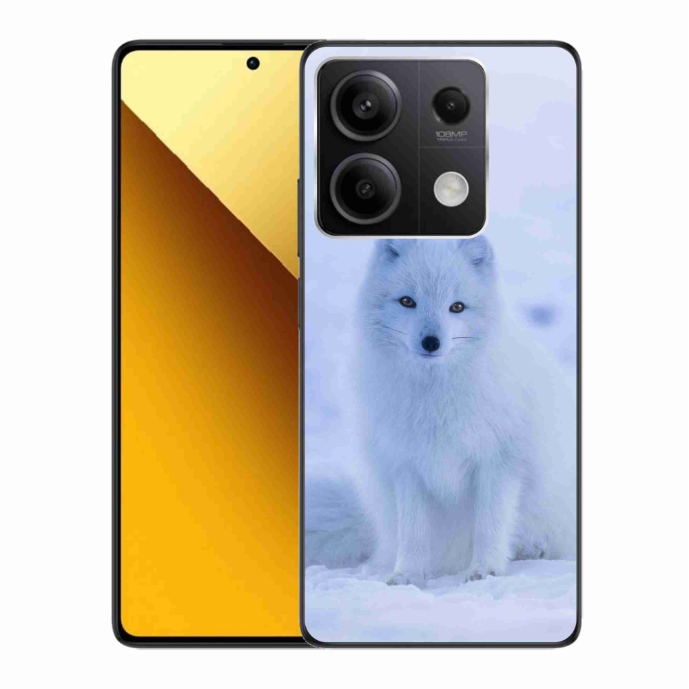 Gelový kryt mmCase na Xiaomi Redmi Note 13 5G - polární liška