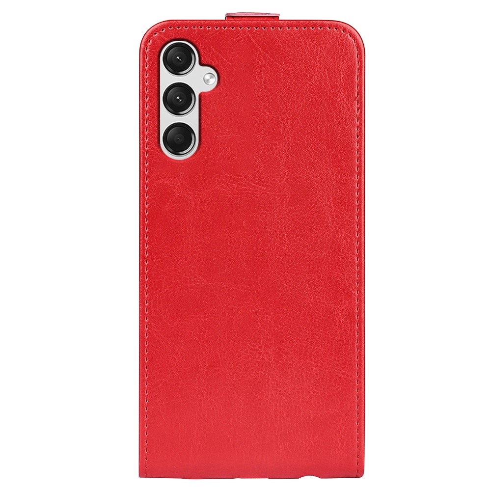 Vertical knížkové pouzdro na Samsung Galaxy A25 5G - červené
