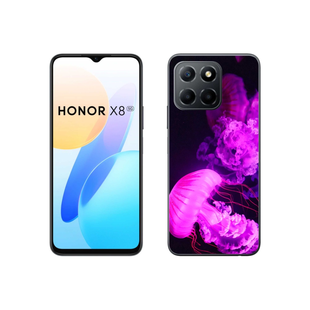 Gelový kryt mmCase na Honor X8 5G/70 Lite 5G - medúza 1