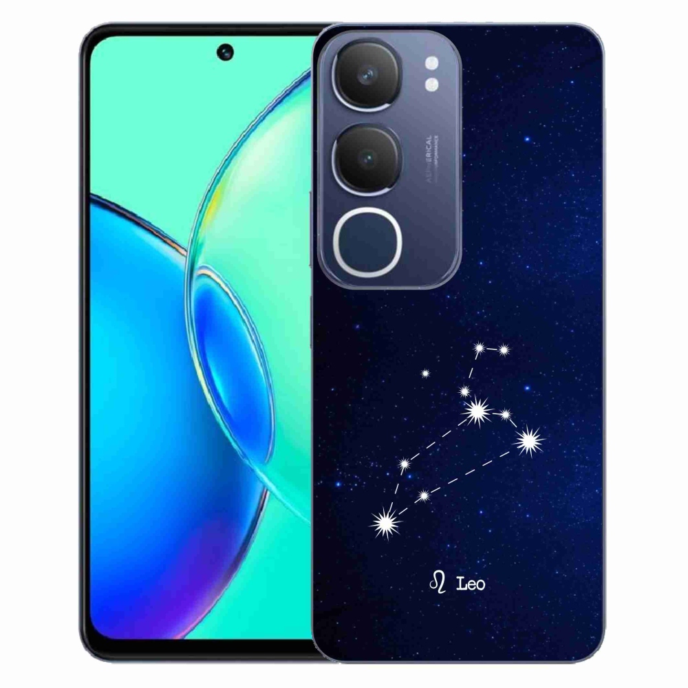 Gelový kryt mmCase na Vivo Y19s - souhvězdí Lva