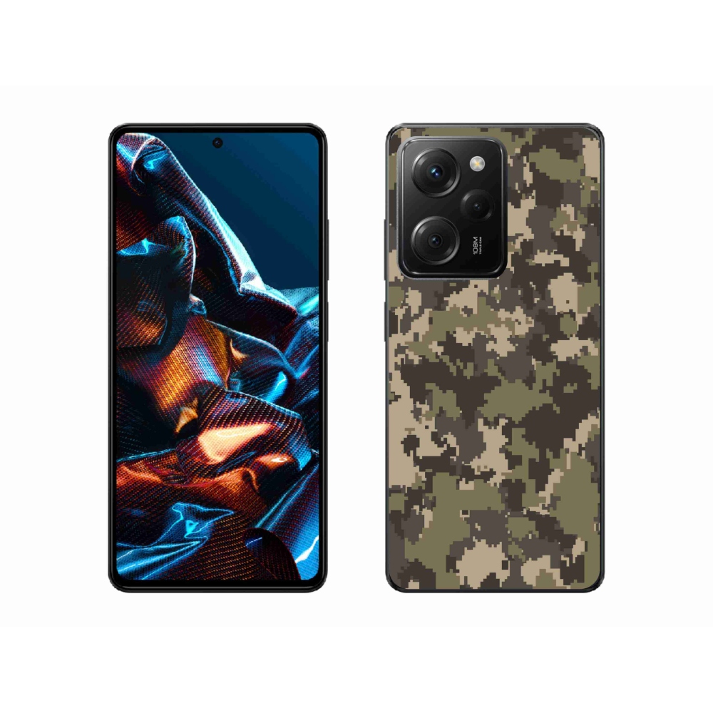 Gelový kryt mmCase na Xiaomi Poco X5 Pro 5G - maskáčový vzor 12