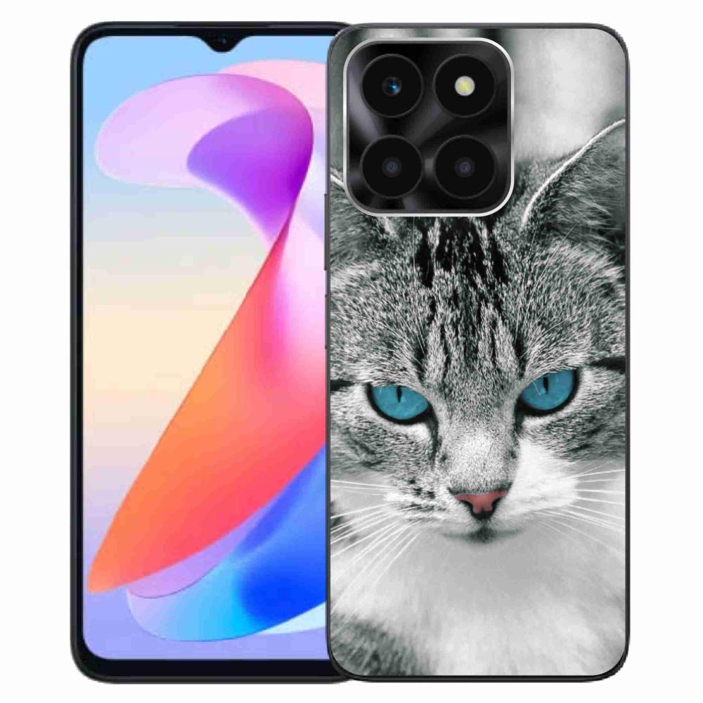 Gelový kryt mmCase na Honor X6a - kočičí pohled 1