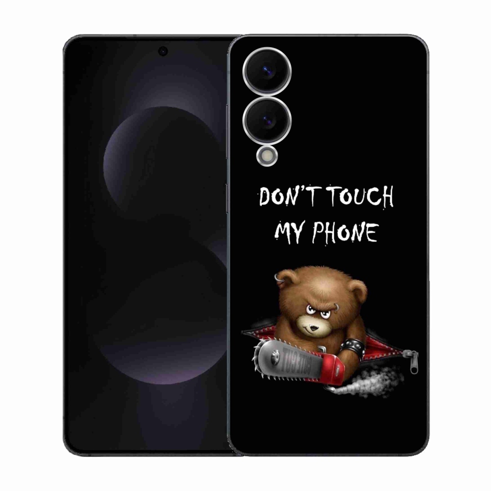 Gelový kryt mmCase na Samsung Galaxy S25 Edge - nesahej na telefon