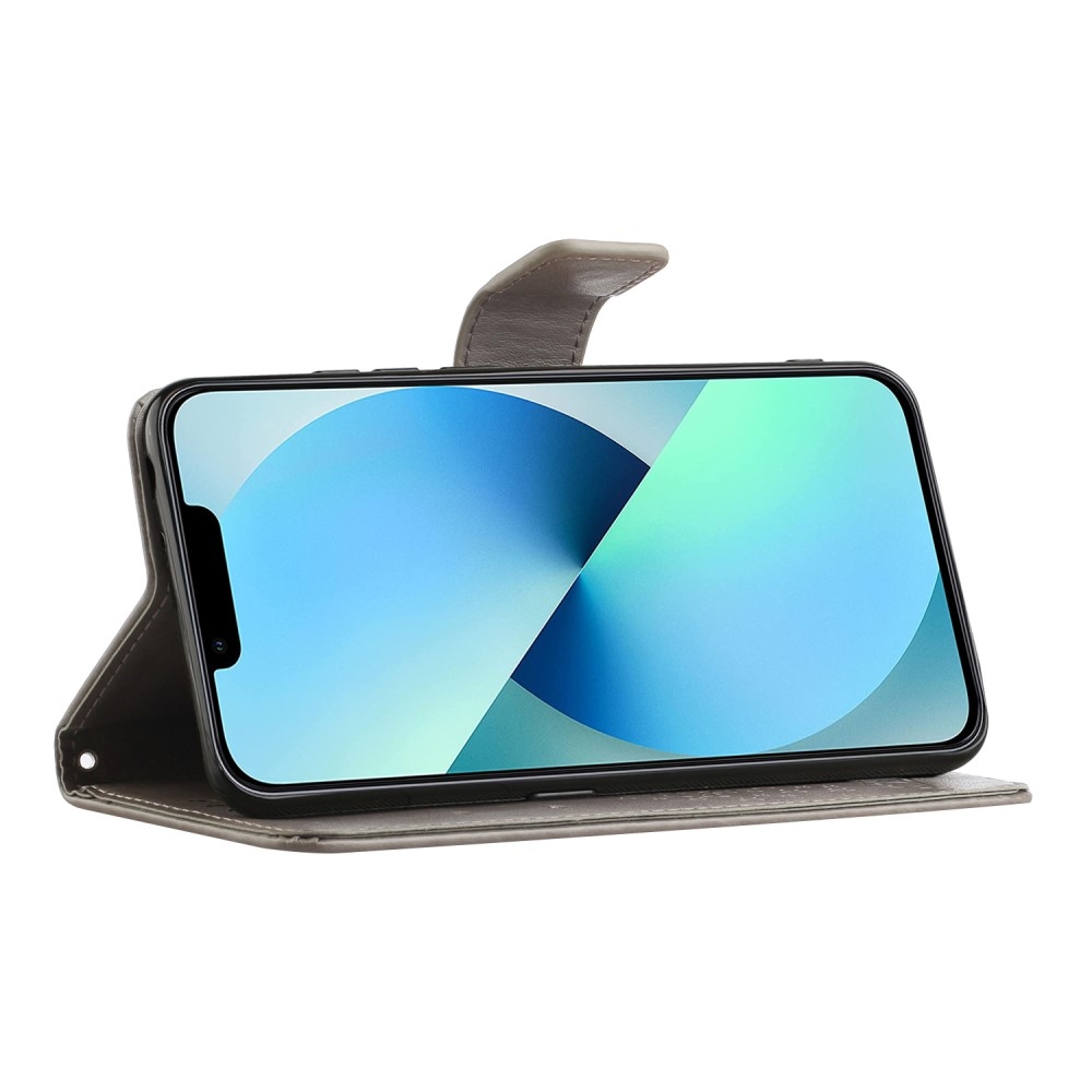 Tree knížkové pouzdro na iPhone 15 Pro Max - šedé