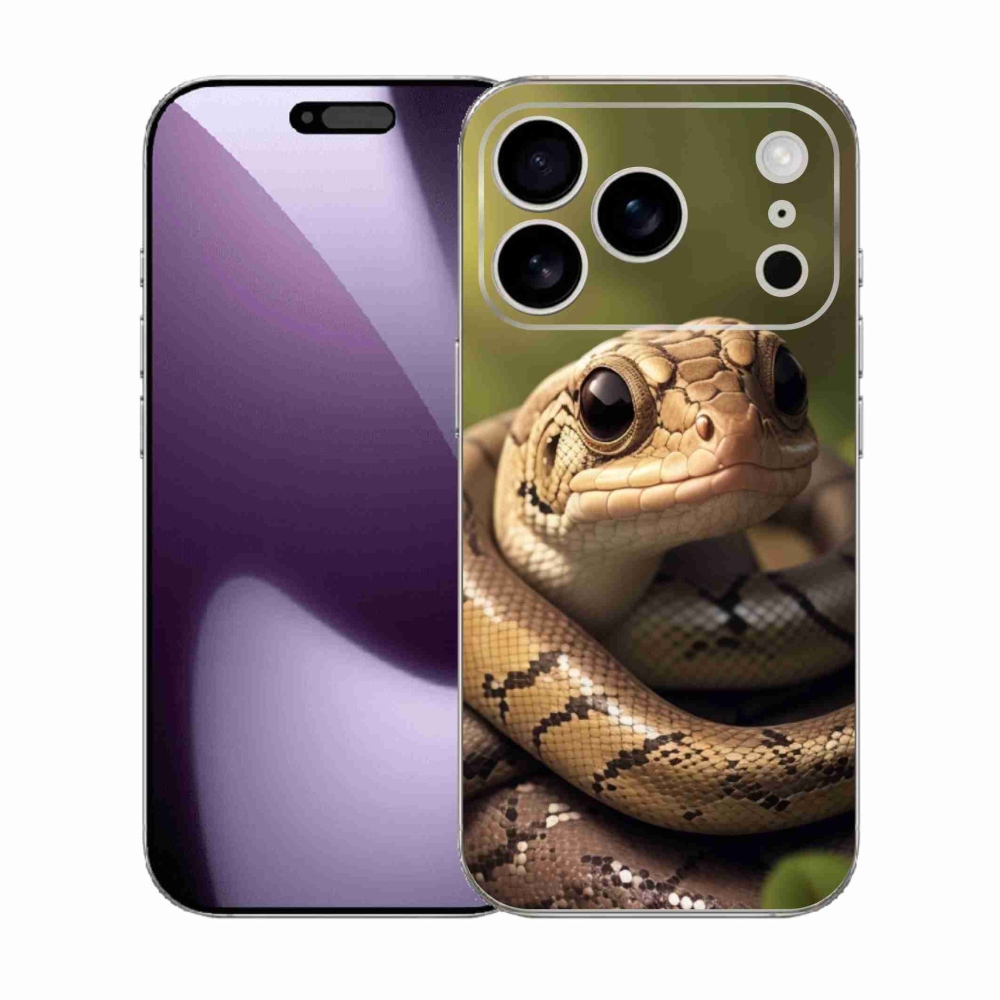Gelový kryt mmCase na iPhone 17 Pro - had 1