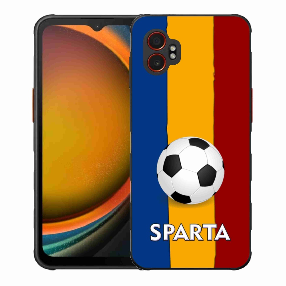 Gelový kryt mmCase na Samsung Galaxy Xcover 7 Pro - fotbal 1