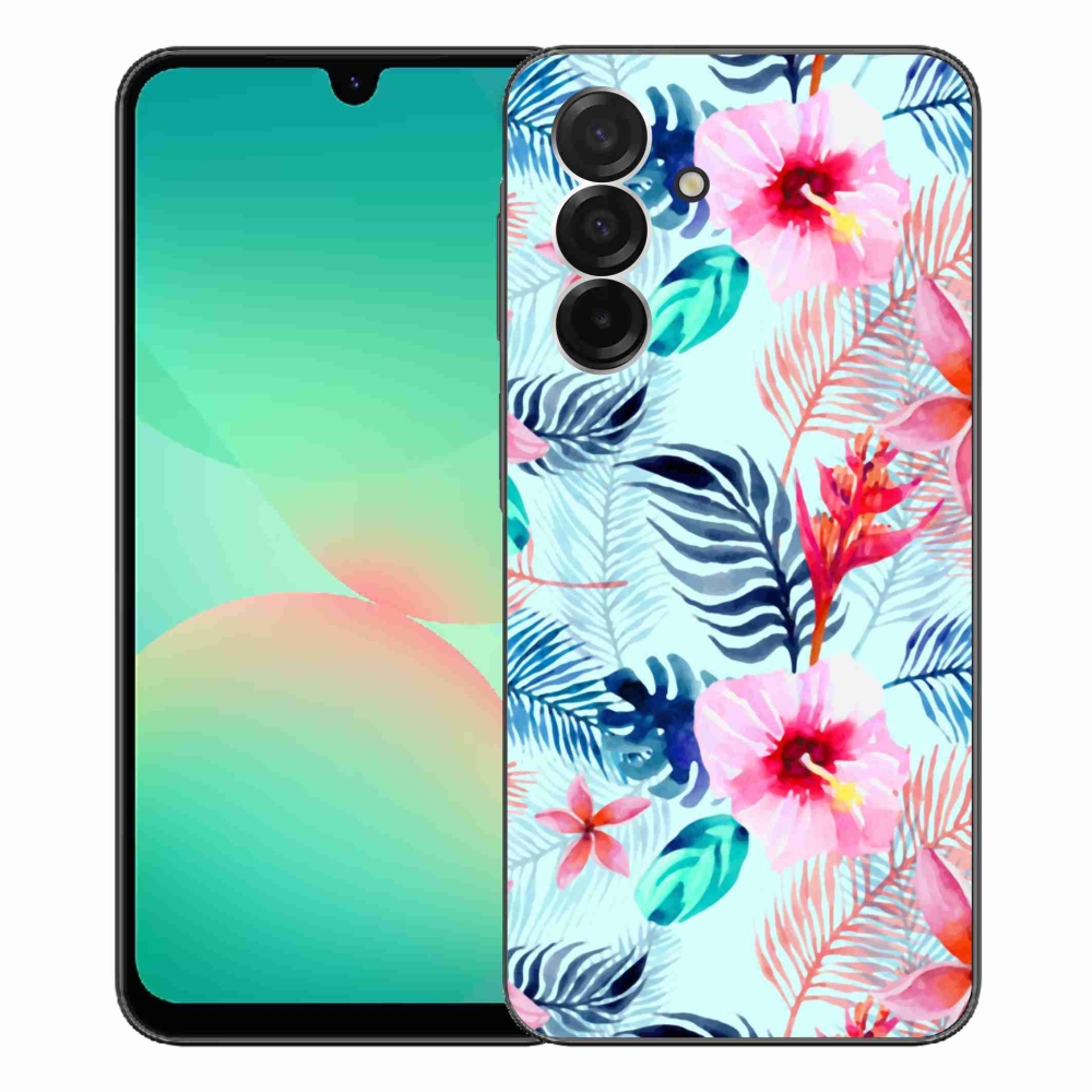 Gelový kryt mmCase na Samsung Galaxy A26 5G - květiny
