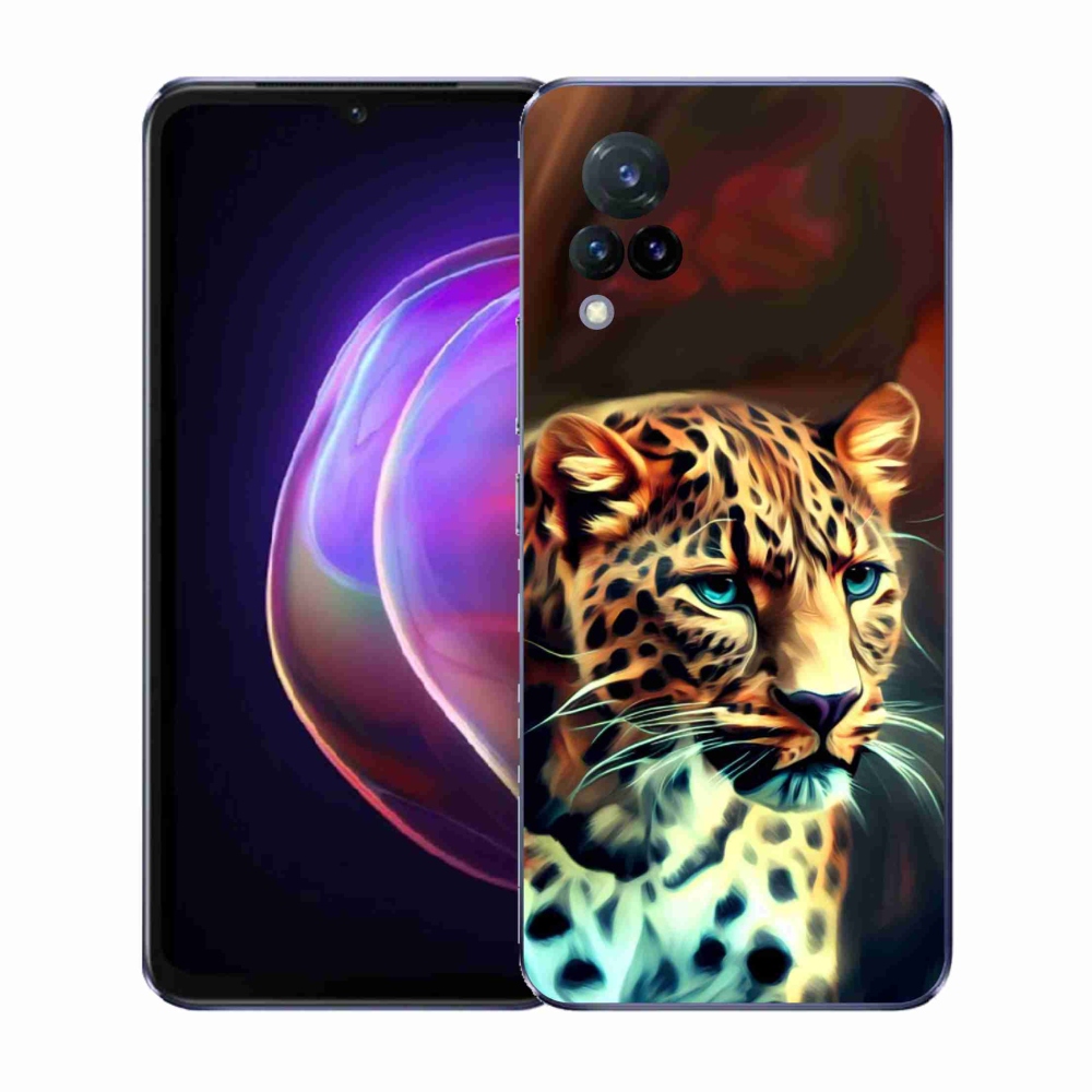 Gelový kryt mmCase na Vivo V21 4G/5G - leopard
