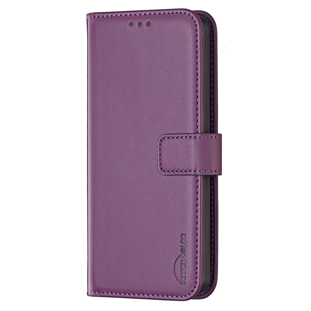 BNF knížkové pouzdro na Xiaomi Redmi 15C 4G/5G (173mm) - tmavěfialové