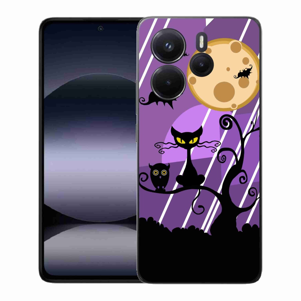 Gelový kryt mmCase na Xiaomi Redmi Note 14 - halloween