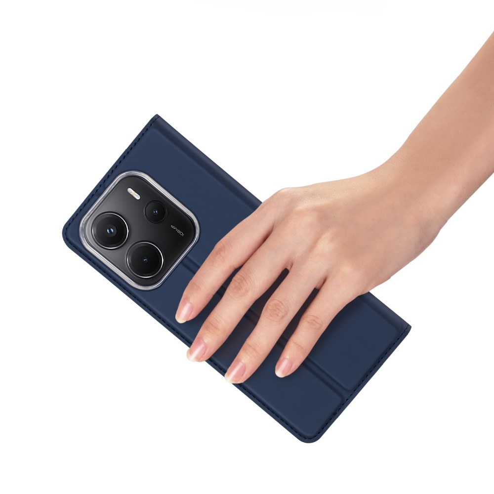DUX knížkové pouzdro na Xiaomi Redmi Note 14 - tmavěmodré
