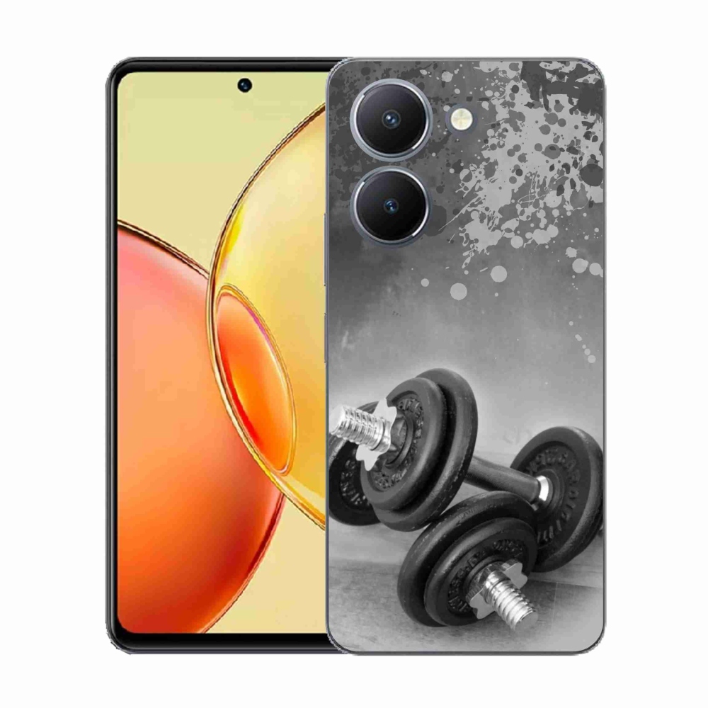Gelový kryt mmCase na Vivo Y36 - činky 1