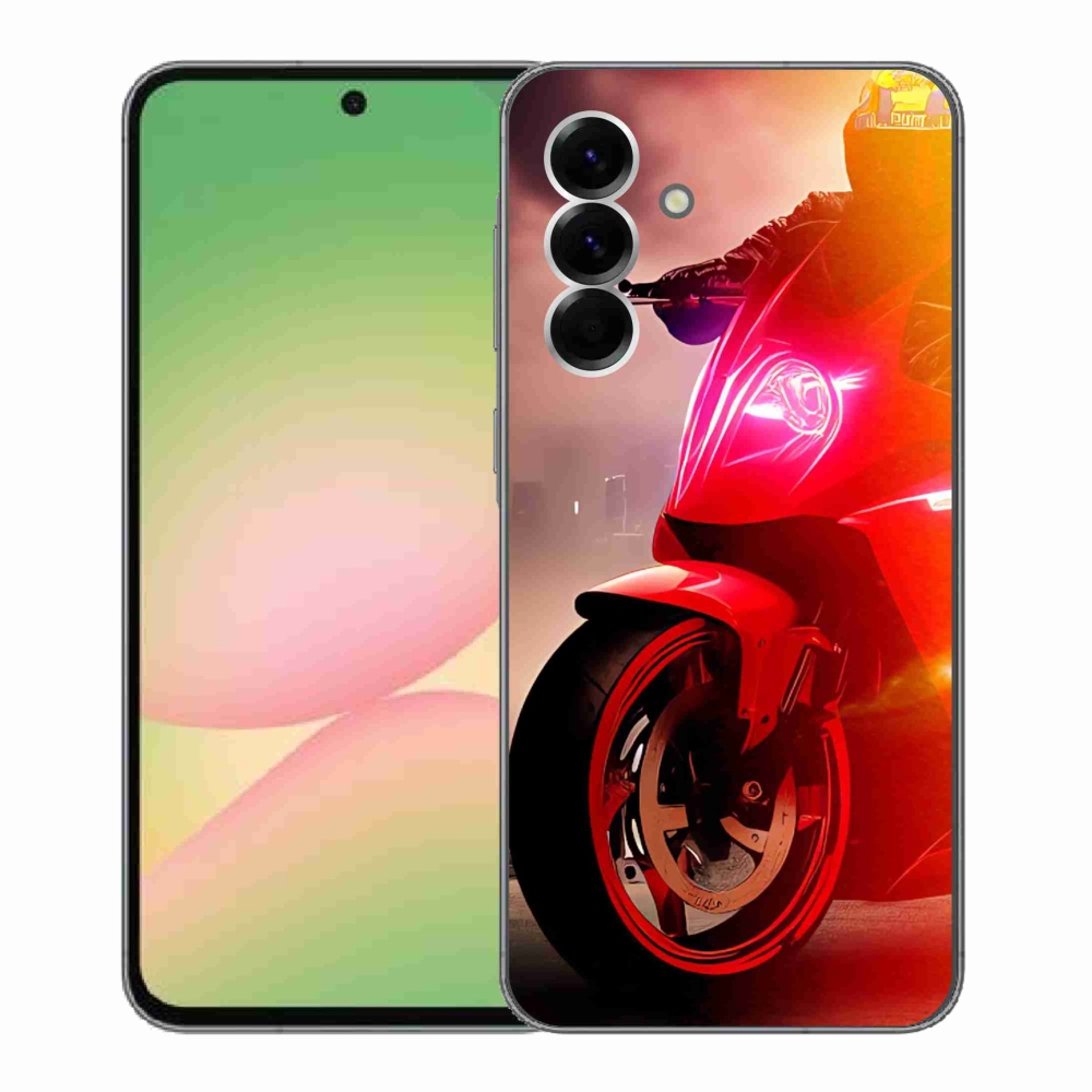 Gelový kryt mmCase na Samsung Galaxy A56 5G - motorka