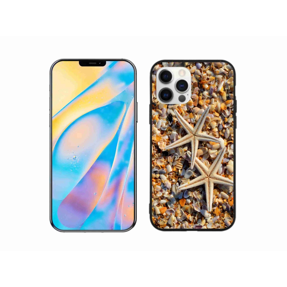 Gelový kryt mmCase na iPhone 12 Pro - mořské hvězdice