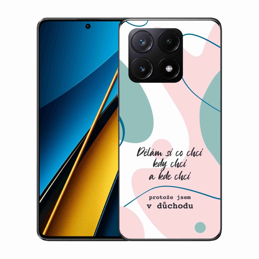 Gelový kryt mmCase na Xiaomi Poco X6 Pro 5G - vtipný text 10 bílé pozadí