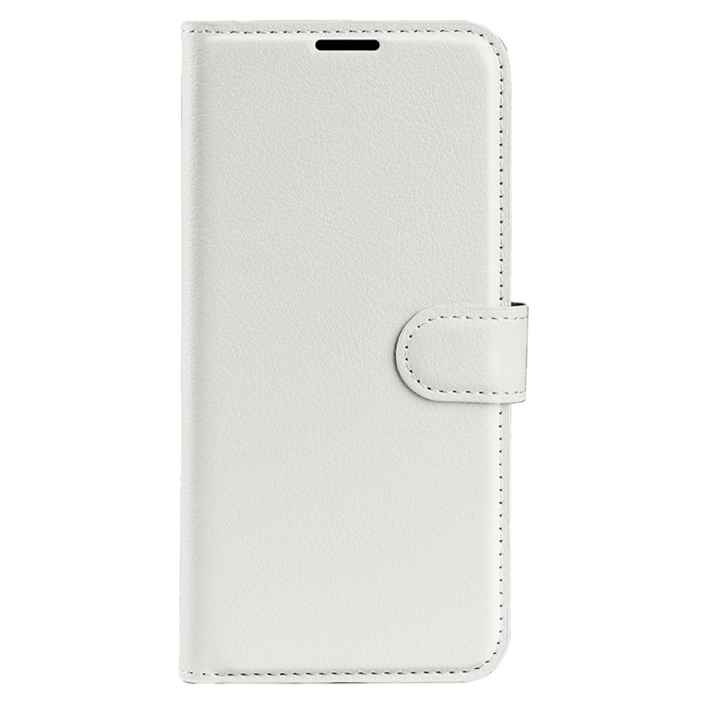 Litchi knížkové pouzdro na Xiaomi 14 Pro - bílé