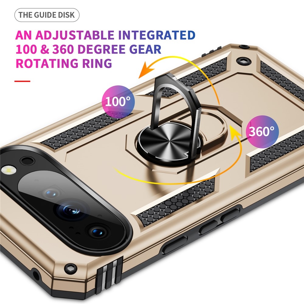 Ring odolný kryt na Google Pixel 10 Pro/Pixel 10 - zlatý