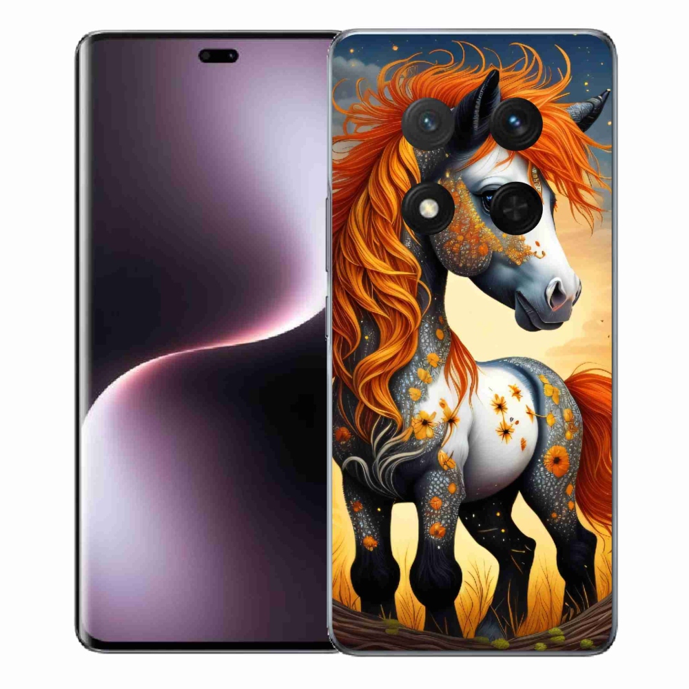 Gelový kryt mmCase na Honor Magic 7 Lite 5G - barevný poník