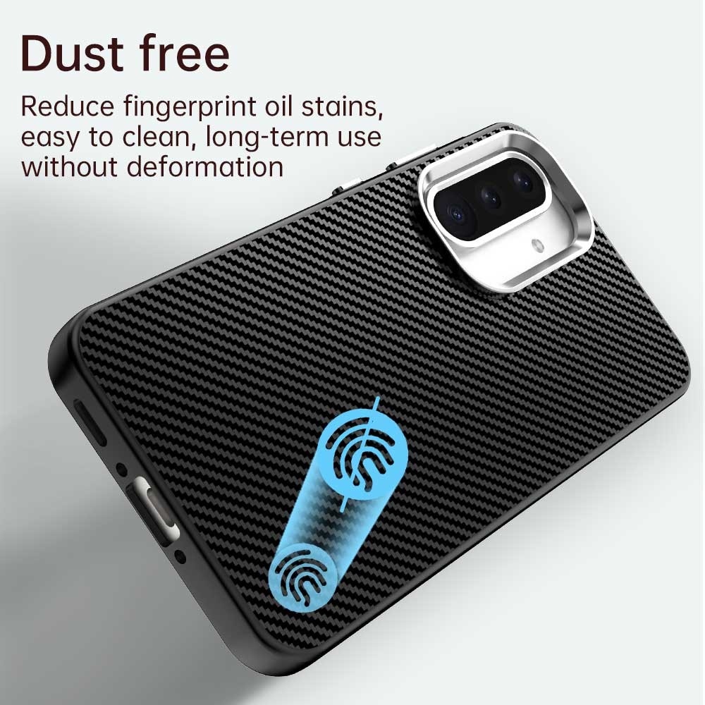 Texture fiber odolný kryt na Samsung Galaxy A36 5G - černý