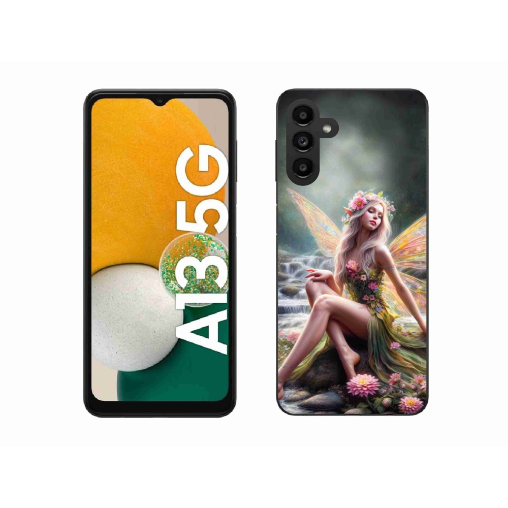 Gelový kryt mmCase na Samsung Galaxy A13 5G - motýlí žena 1