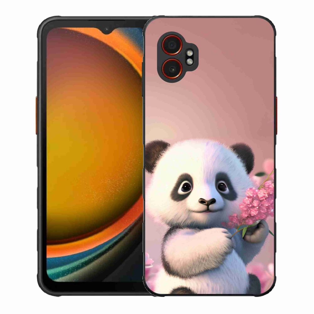 Gelový kryt mmCase na Samsung Galaxy Xcover 7 Pro - roztomilá panda