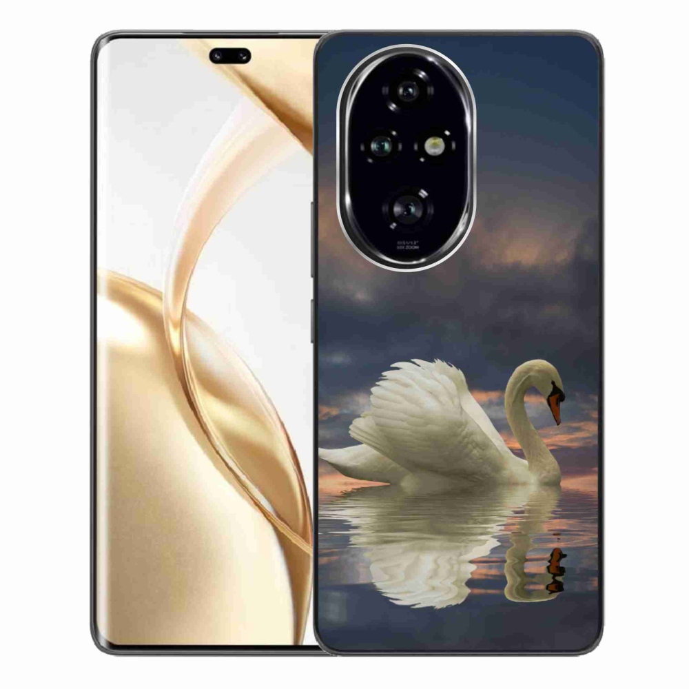 Gelový kryt mmCase na Honor 200 Pro 5G - labuť