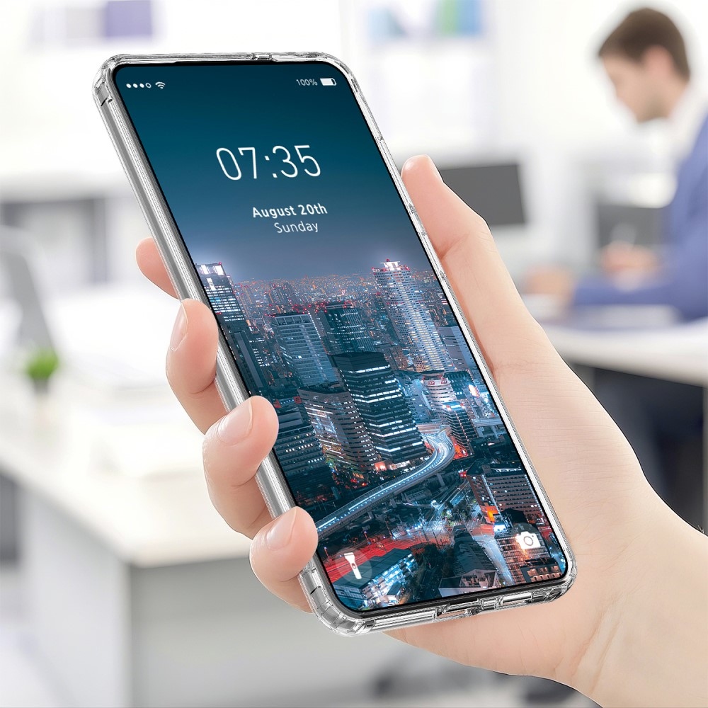 Gelový obal s podporou MagSafe na Samsung Galaxy S25 Edge - průhledný