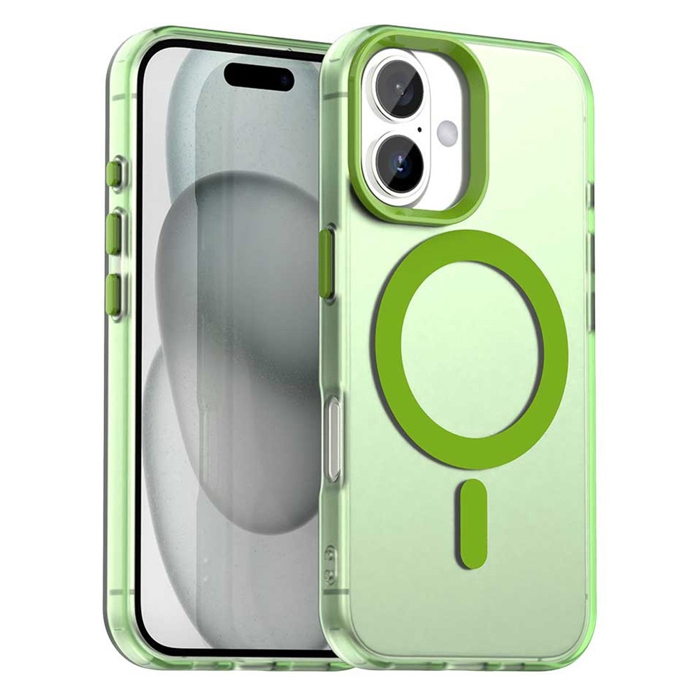 Candy gelový obal MagSafe pro iPhone 17 - zelený