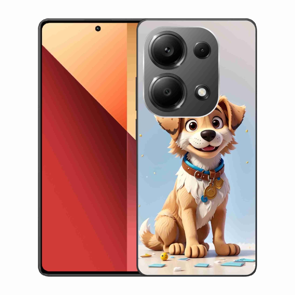 Gelový kryt mmCase na Xiaomi Redmi Note 13 Pro 4G/Poco M6 Pro - kreslené štěně