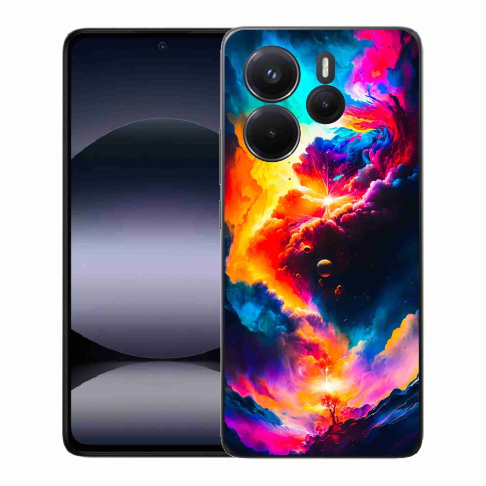 Gelový kryt mmCase na Xiaomi Redmi Note 14 - abstraktní motiv