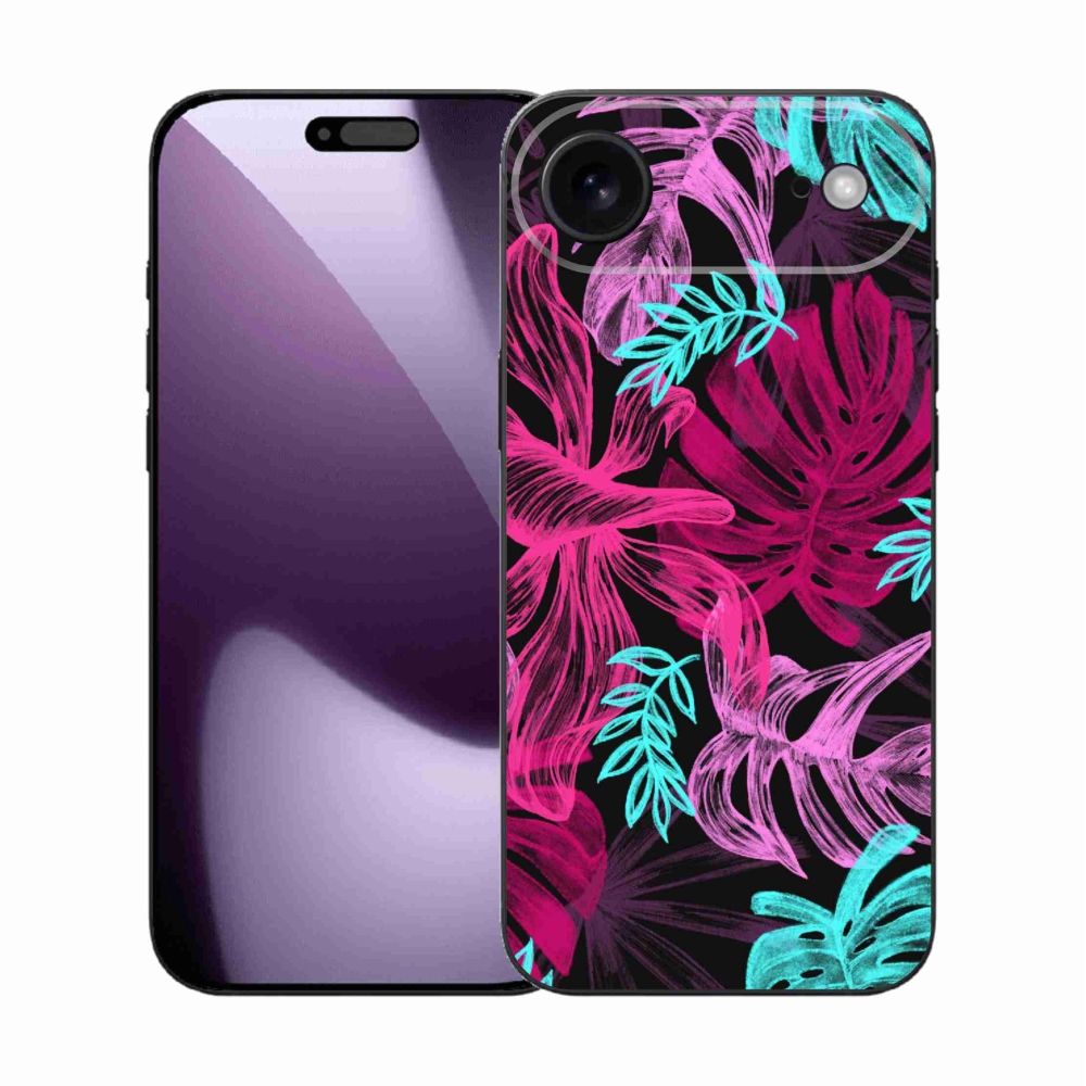 Gelový kryt mmCase na iPhone 17 Air - květiny 1