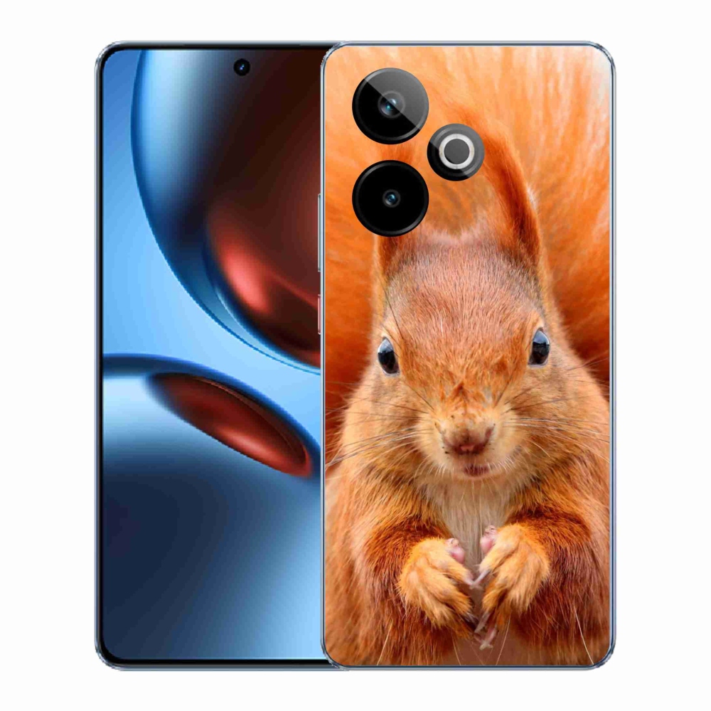 Gelový kryt mmCase na Realme GT 7 5G/GT 7T 5G - veverka