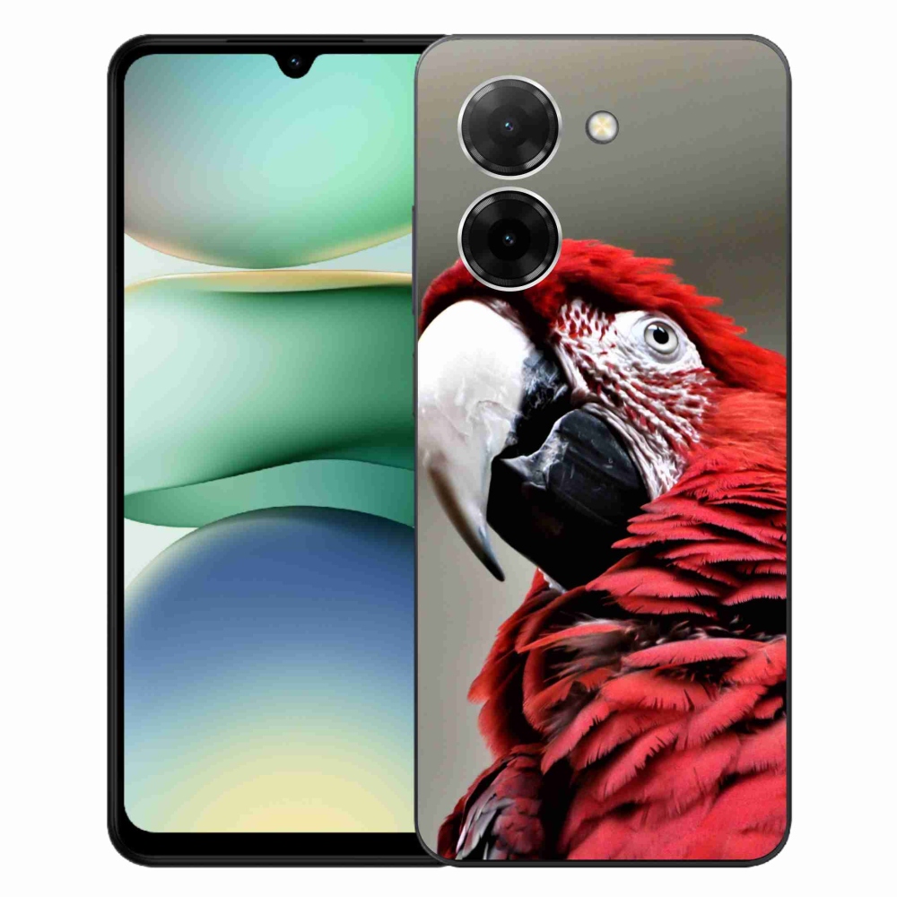 Gelový kryt mmCase na Xiaomi Redmi A5 (173.45x79.35x8.45mm) - papoušek ara červený