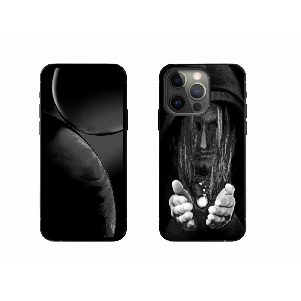 Gelový kryt mmCase na iPhone 13 Pro - tajemná osoba