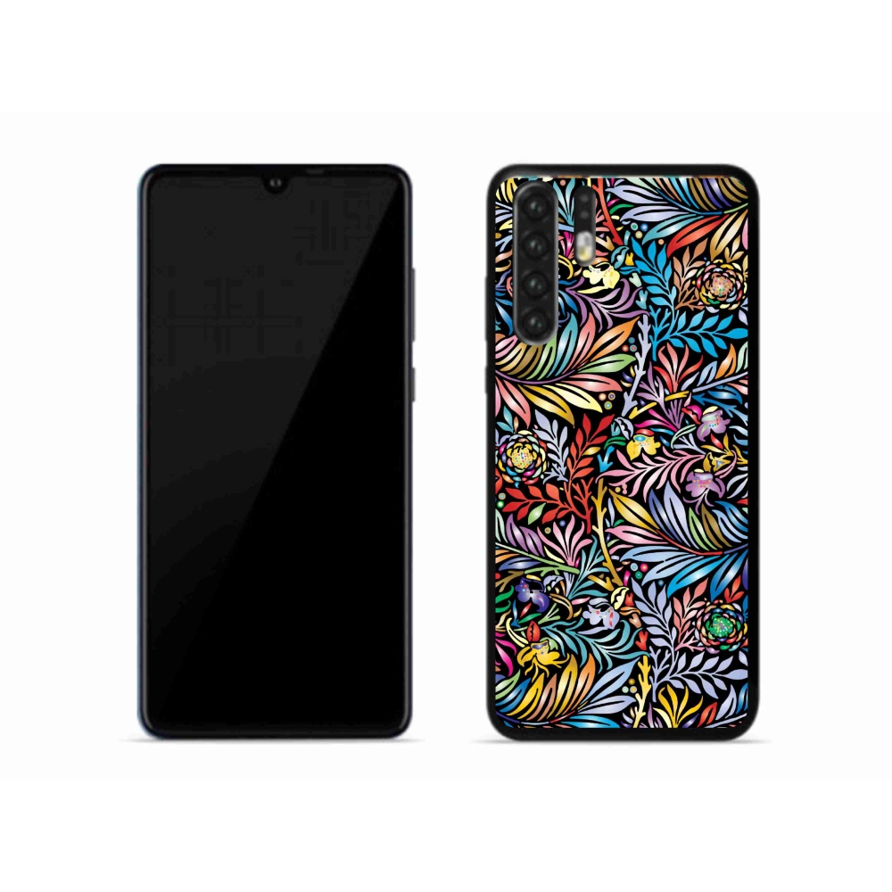 Gelový kryt mmCase na mobil Huawei P30 Pro - květiny 5