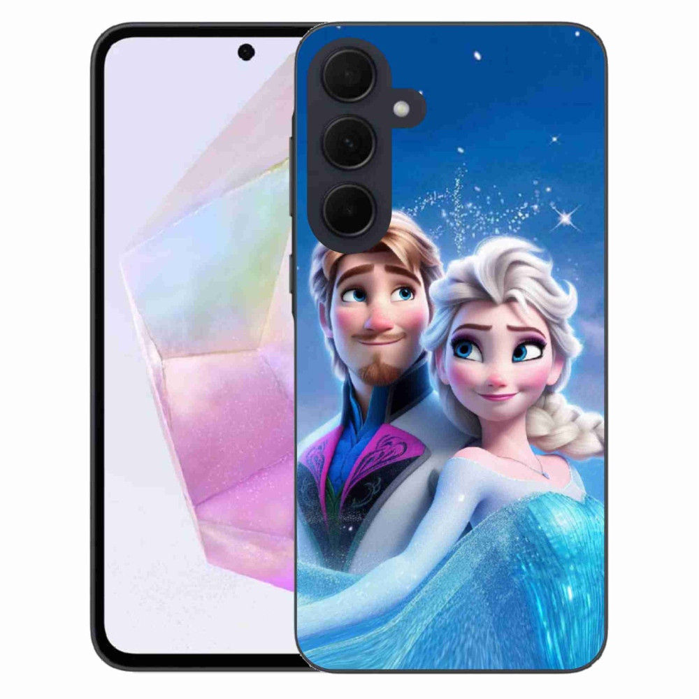 Gelový kryt mmCase na Samsung Galaxy A35 5G - ledové království 1