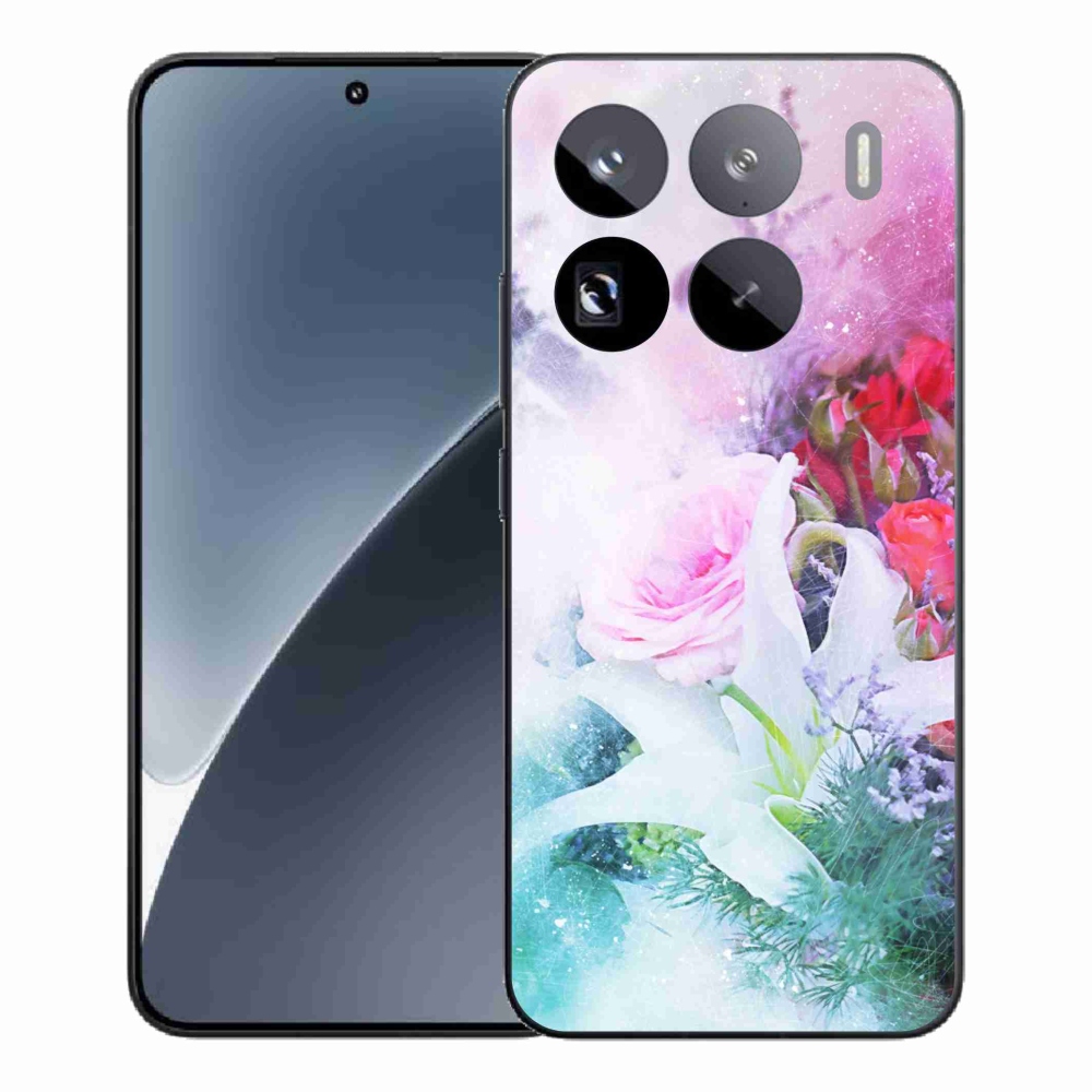 Gelový kryt mmCase na Xiaomi 15 Pro - květiny 4