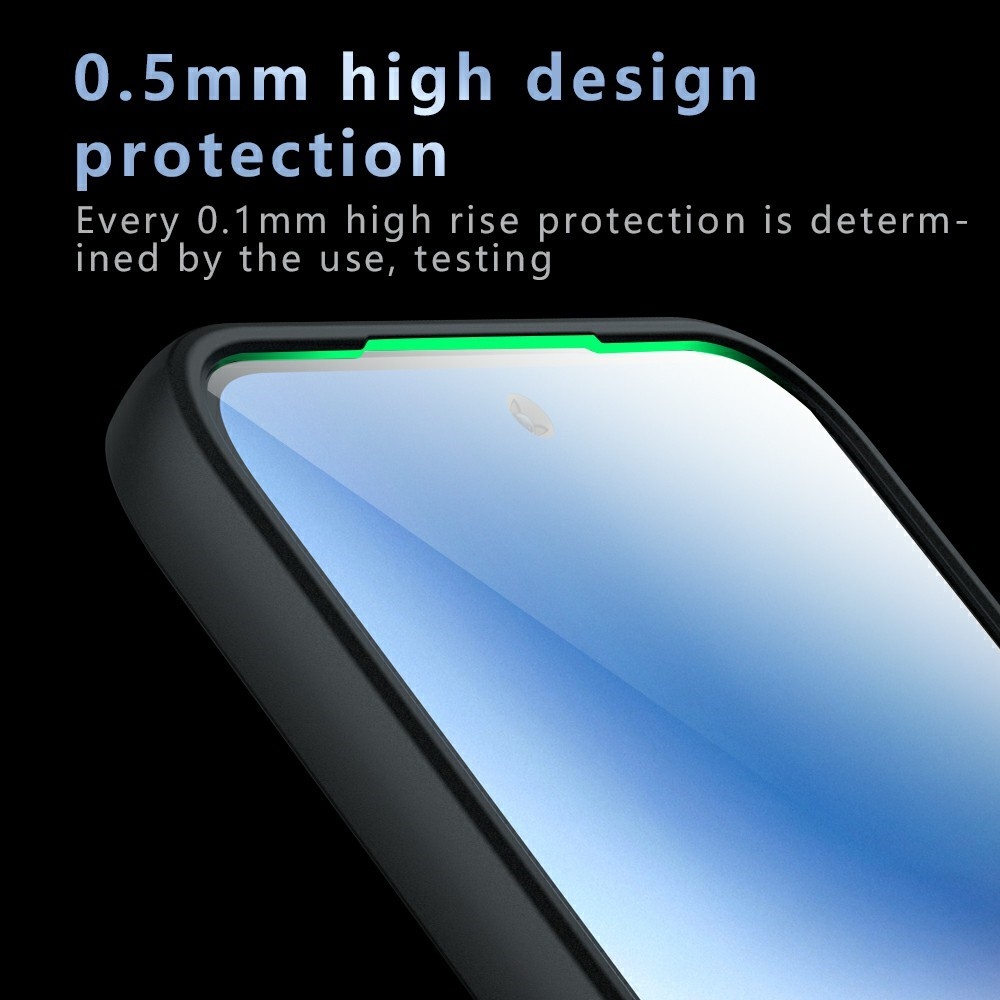 Case matný gelový obal s MagSafe na Xiaomi Poco F7 5G - černý