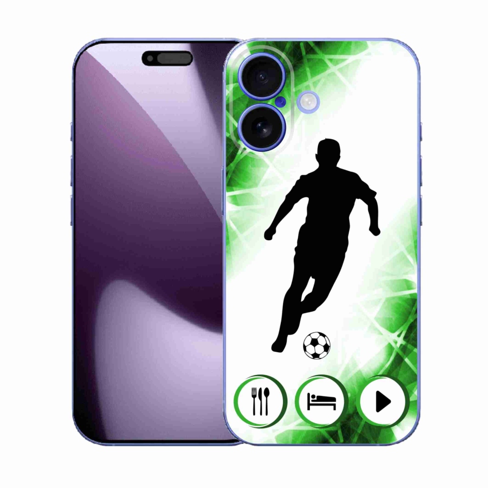 Gelový kryt mmCase na iPhone 17 - fotbalista