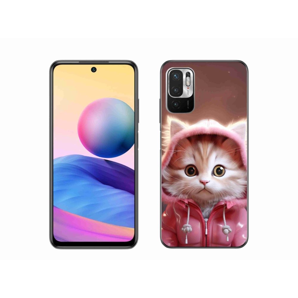 Gelový kryt mmCase na Xiaomi Poco M3 Pro/5G - roztomilé kotě 3