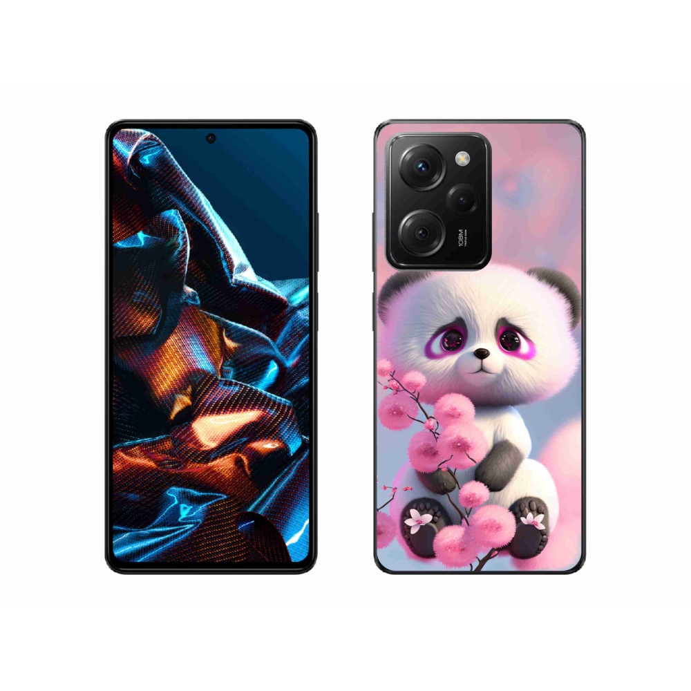 Gelový kryt mmCase na Xiaomi Poco X5 Pro 5G - roztomilá panda 1